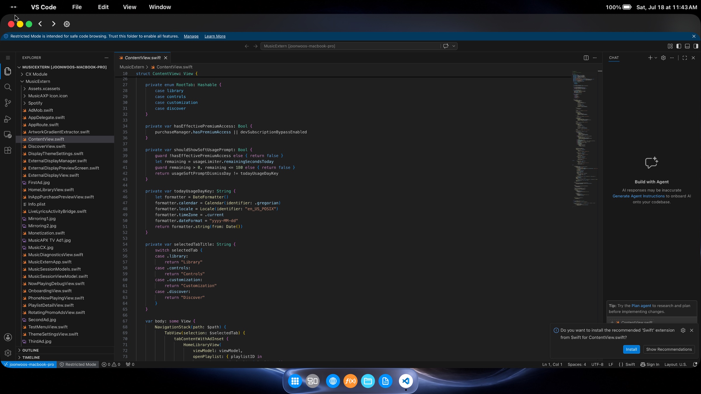 A web app workspace running in InfiniteX2P Pro